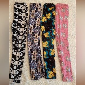 Disney LuLaRoe Girls size L/Xl Leggings